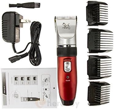 Low-noise Electric Animal Pet Dog Cat Hair Trimmer Shaver Razor Grooming Clipper