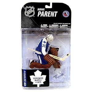 BERNIE PARENT TORONTO MAPLE LEAFS BLUE JERSEY VARIANT McFarlane 6 Inch NHL 2008 Series 19... by 