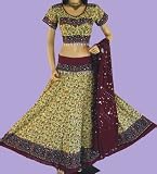 LEHENGA CHOLI LENGHA BOLLYWOOD FASHION WOMEN DRESS L