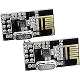 2pcs Addicore nRF24L01+ 2.4GHz Wireless Transceiver in Antistatic Foam Arduino Compatible