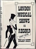 London musical shows on record, 1897-1976
