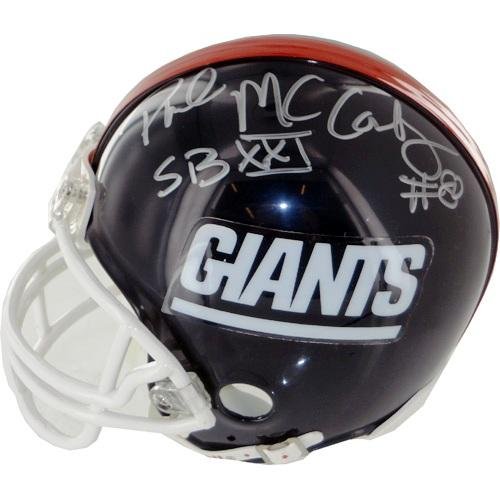 Phil McConkey Signed Mini Helmet - w SBXXI - Autographed NFL Mini Helmets