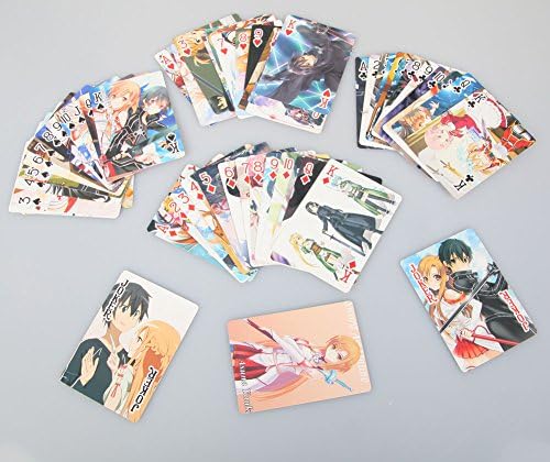 Anime Sword Art Online Playing Cards Poker Cards Deck- Asuna and Leafa..