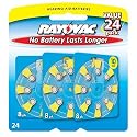 Rayovac Hearing Aid Battery, Size 10, 24 Batteries