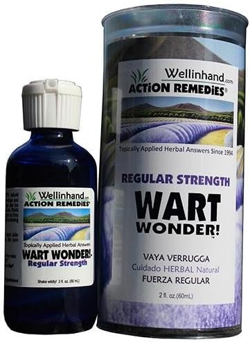 2 Packs of Wellinhand Action Remedies Wart Wonder - Regular Strength - 2 Oz