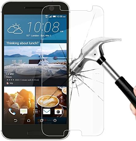 HTC 10 Screen Protector (One 10,M10), Getron® Tempered Glass Screen Protector with Premium HD Clear Film with Lifetime Warranty / Ultra High Definition Invisible &amp; Anti-Bubble Crystal Shield (1 Pack)