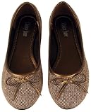 Daisy Jane Women¡¯s Ballerina Style Becky Brown Ballet Flat Shoes