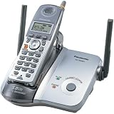 Panasonic Refurb KXTG5621S 5.8GHz Cordless Phone,Caller ID, Silver