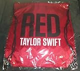 Taylor Swift "RED" Official Drawstring Napsack Tote Bag 19" x 17"