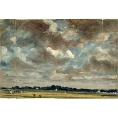 Poster 30 x 20 cm - "Extensive Landscape with Grey Clouds" von John Constable / Bridgeman Art Library - auch in anderen Gr��en und als Leinwandbild erh�ltlich