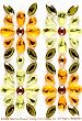 Martha Stewart Crafts Flower Gem Stickers Yellow By The Package