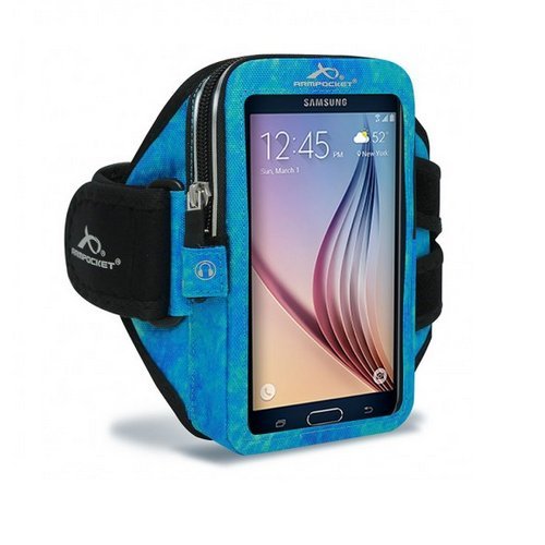 Armpocket Ultra i-35 armband for iPhone 6s/6, Galaxy S7/6, S7/6 edge with slim cases or other phones up to 6.0"