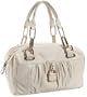 Charles David Robertson Satchel,Winter White,one size