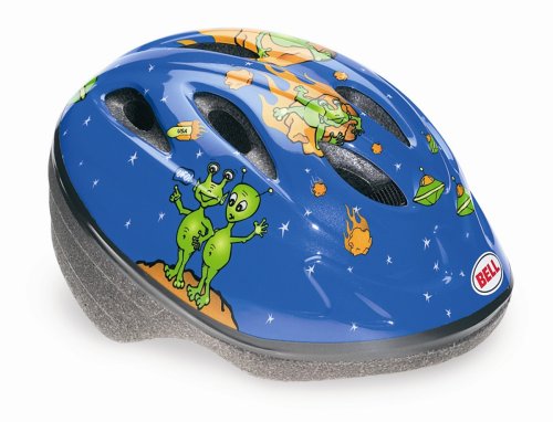 Childrens Toyshop  Toys : Bell Beamer Toddler Bicycle Helmet (Blue Space Aliens)