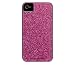 Case-Mate Hot Pink Glitter Coated Glam Case for iPhone 4 4S