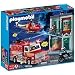 Playmobil 60 Pc Fire Rescue Set with Light and Sound 5879