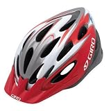 Giro Indicator Bike Helmet (Red/Titanium, Universal Fit)