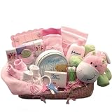 For a Precious New Baby Girl Gift Basket - Great Shower or Easter Gift Idea for Newborns