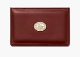 Florida Gators 5/8 2006 Year of the Gator (Gold Plated) on Brown Leather Business Card Holder