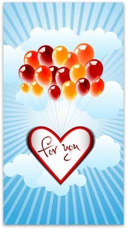 Sweet Hearts With Red Balloons Custom Multifunctional Seamless Wear