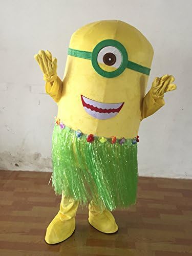 Gujin New Women Minions Stuart Despicable Me Mascot Costume Adult Size (One size, One eye)