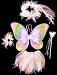 5 Piece Fairy Princess Wing & Halo Girl's Costume - Light Rainbow Wings, Tutu, Hair-tie, Halo & Wand