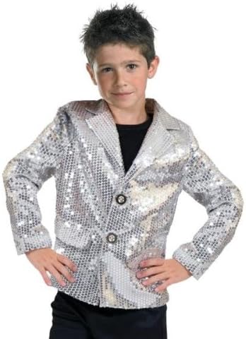 Disco Jacket Silver Child Smal