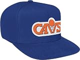 Cleveland Cavaliers Mitchell & Ness Vintage Basic Logo Blue Snap Back Hat