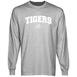NCAA Jackson State Tigers Ash Logo Arch Long Sleeve T-shirt-
