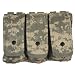 ACU Digital Camouflage AR-15/AK-47 Triple Mag Pouch - 7.75 x 9.25 x 3.5, MOLLE & Duty Belt Compatible
