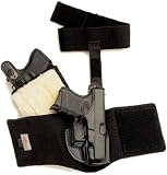 Galco Ankle Glove / Ankle Holster for Springfield XD 9/40 3-Inch (Black, Right-hand)