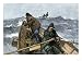 Fishermen in a Dory on the Grand Banks Off Newfoundland, c.1880 Art Giclee Poster Print, 12x9