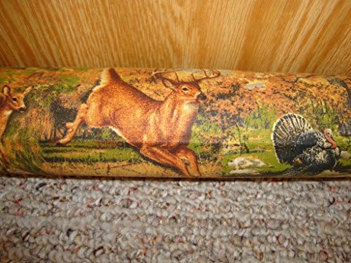 Door Draft, Light, Dust Stopper Natural Fragrant Balsam, Many Colors &amp; Sizes - Quality USA Made (3" x 32", Forest Life)