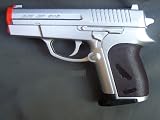 New Airsoft Pistol P.618 Silver Gun