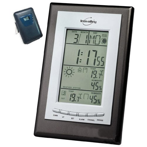 Wireless Weatherstation with Thermo and Hygro - Black