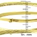 10 Karat Yellow Gold 4 mm Flex Bangle Bracelet (Set of 3) image 2