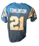 LaDainian Tomlinson Hand Signed Charger Blue Jersey