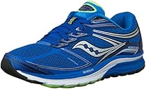 Saucony Men's Guide 9 running Shoe, Blue/Slime/Black, 7.5 M US
