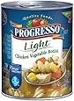 Progresso Light Soup, Chicken Vegetable Rotini, 18.5 oz, 12 Pack
