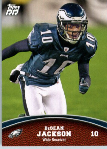 2011 Topps Rising Rookies Football Card # 74 DeSean Jackson - Philadelphia Eagles - NFL Trading Card Protective Screwdown Display Case