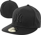 New York Yankees 59FIFTY Black on Black Fitted Hat