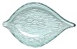 Clear Spanish Recycled Glass Cocoa Pod Large Dish 19" x 11.5"