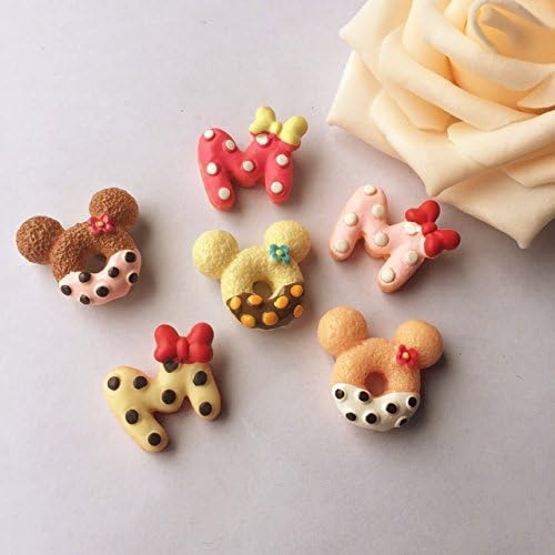 6 pcs/lot Cartoon Minnie doughnut Fridge magnet