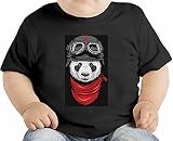 Adventure Pilot Panda オーガニックベビーTシャツ 12 - 18 Months