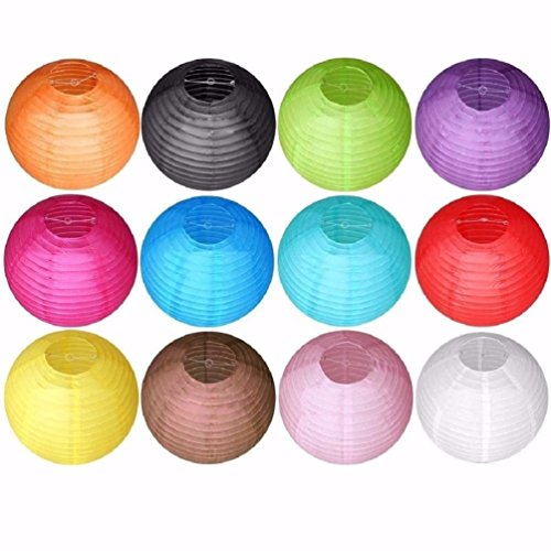 Fashion 10" 12" Round Chinese Paper Lantern Decoration Party Celebration Wedding