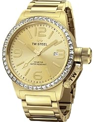 TW Steel TW309 Watch Canteen Ladies - Gold Dial Stainless Steel Case Quartz Movement