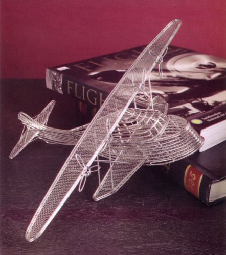 Clipper Plane Doodles Wire Sculpture Series