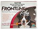 Frontline Plus Xlg Dog 6 Pk Red Kill Fleas Ticks