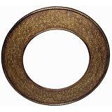 Feng Shui & Home Décor Gifts - 34' Large Round Wall Mounted Ming Calligraphy Oriental Mirror