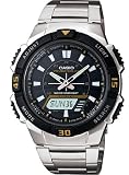 Casio Men's AQS800WD-1EV Slim Solar Multi-Function Analog-Digital Watch